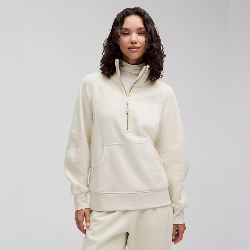 Lululemon Scuba Oversized Funnel-Neck Half Zip Long